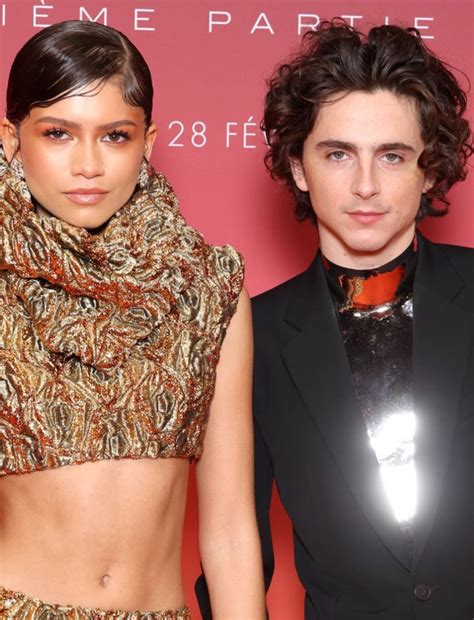 Timothée Chalamet and Zendaya | Dune: Part Two Paris Premiere ...