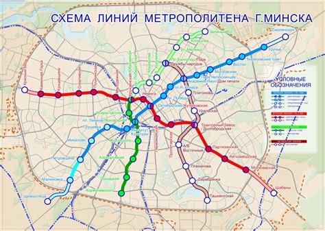 Минск — Метрополитен — Схемы — Фото — Городской электротранспорт