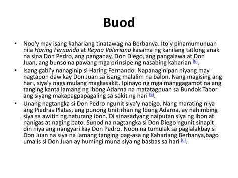 Ibong Adarna Script Pdf