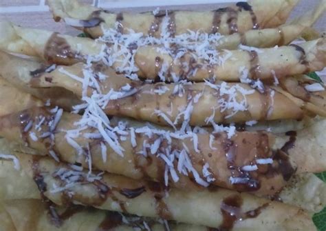 Resep Piscok aka pisang coklat oleh rystya - Cookpad