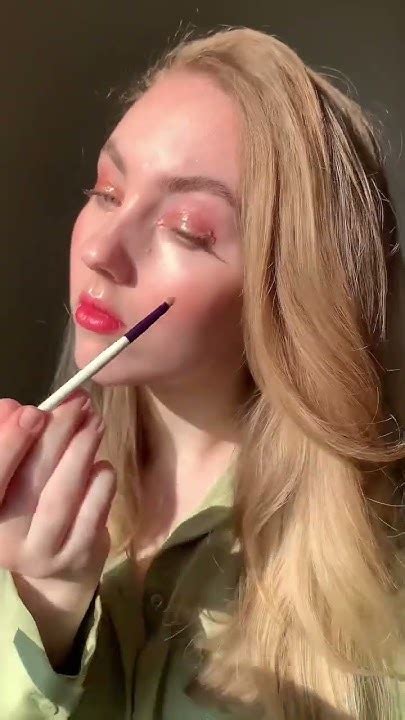 Жидкое стекло для макияжа стойкий глянцевый эффект #макияж #makeup # ...