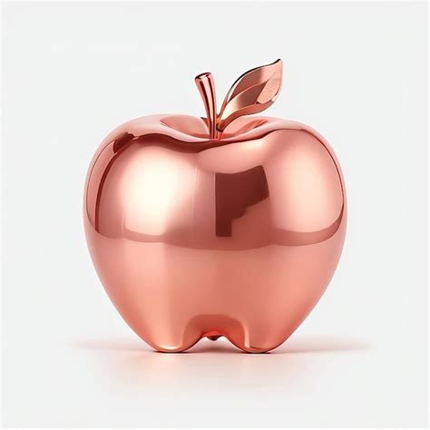 Premium AI Image | rose gold apple