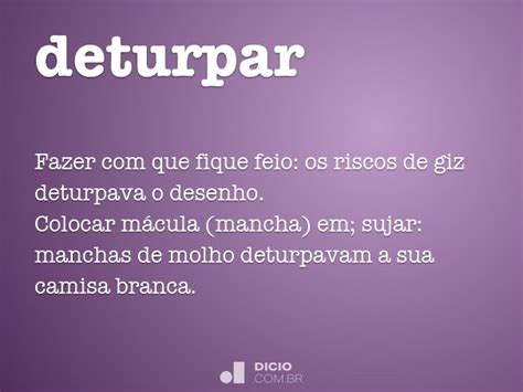 O Que Significa Deturpa