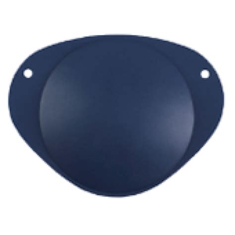 Midnight Blue Silicone Eye Patch - With Elastic Straps