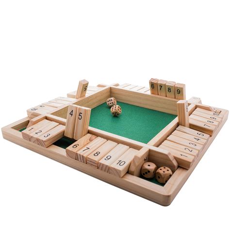 Growupsmart 4 Way Shut The Box Dice Game 2 4 | Desertcart INDIA
