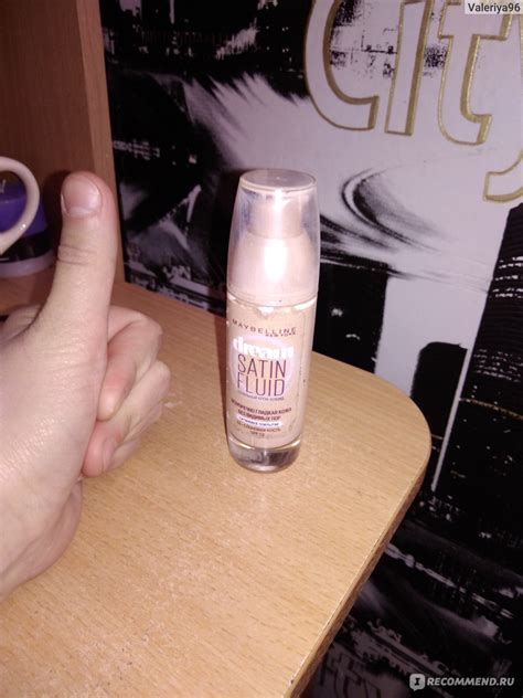 Тональный крем MAYBELLINE Dream Satin Fluid - «Невесомый тональный крем ...