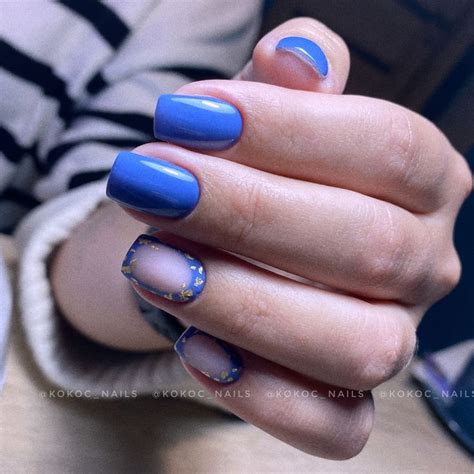Дизайн ногтей. Синий | Nails, Beauty