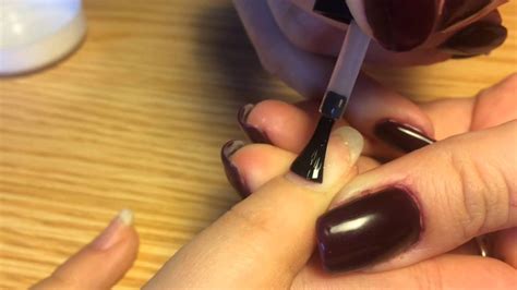 Как укрепить ногти акриловой пудрой ( vikky_nails ) - YouTube