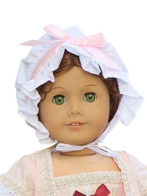 18" Doll Historical White Mob Cap - The Doll Boutique
