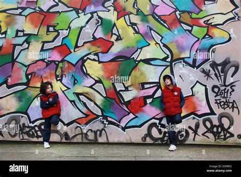 Children hanging out on the street Stock Photo - Alamy