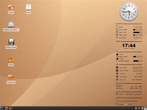 My Xfce Desktop with Conky by elavdeveloper on DeviantArt