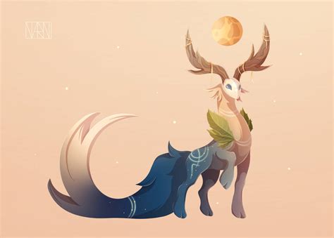 Buck moon by Narnicissa on DeviantArt