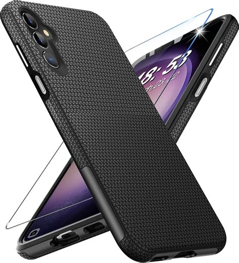 Handyhülle für Samsung Galaxy S23 5G Hülle mit Panzerglas Schutzfolie