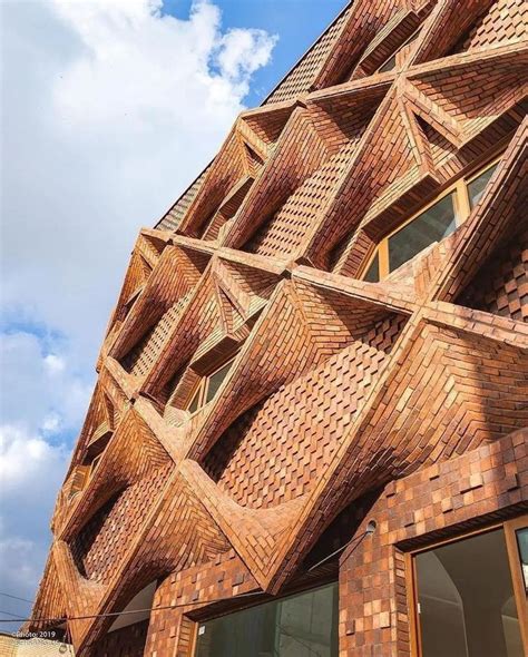 pin  alan  brick  brick architecture facade design