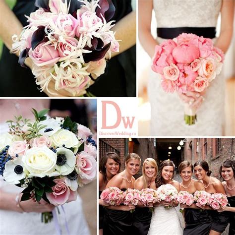 Свадьба в розовом и черном цвете | DiscoverWedding.ru | Свадьба, Черные ...