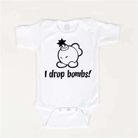 Nintendo onesie I Drop Bombs