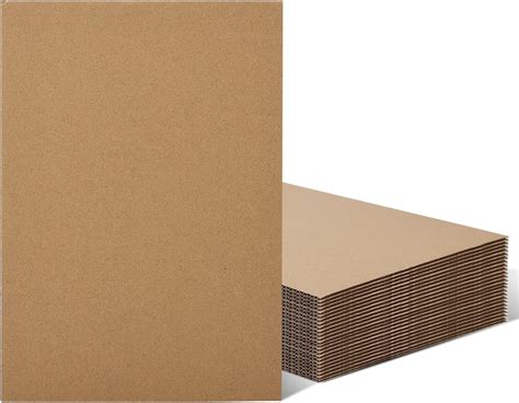 Worown 20 Pack A4 (210 x 297 mm) Cardboard Sheets, 3mm Thickness ...