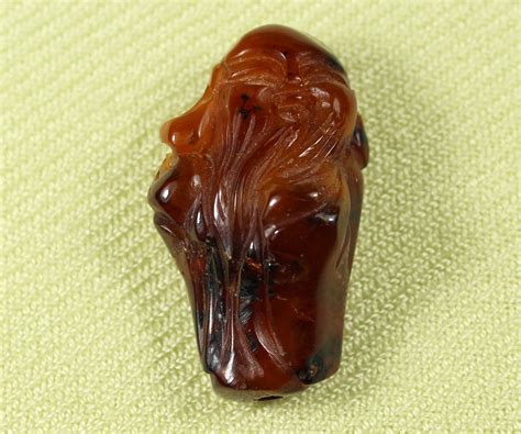 CHINESE AMBER Figure Bead Hand Carved Vintage 1 Inch Plus - Etsy UK