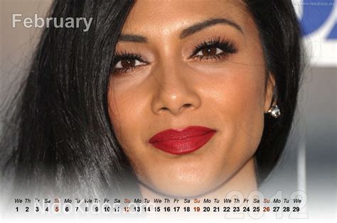 Nicole Scherzinger Unofficial Calendar 2012