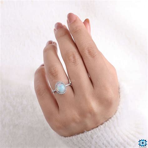 Opal Birthstone Rings