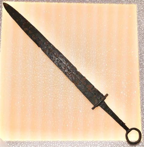 Sarmatian Iron Rare Warriors Sword with Ring Pommel | Barnebys