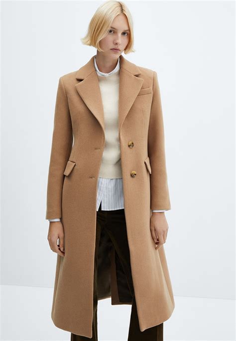 Пальто Mango LINDA, цвет: коричневый, RTLADE850201 — купить в интернет ...