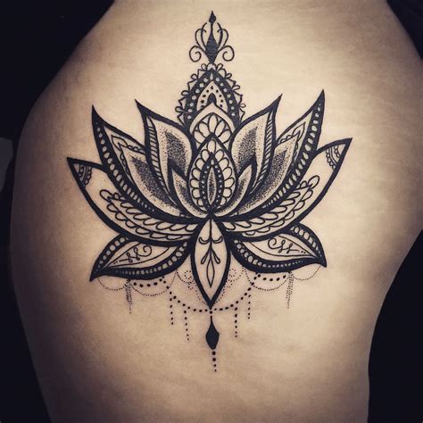 lotus flower tattoo for woman 2