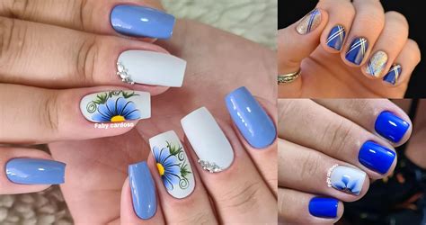 Modelos De Unhas Azul - Unhas decoradas azul: 55 modelos que vão provar que essa cor é cativante