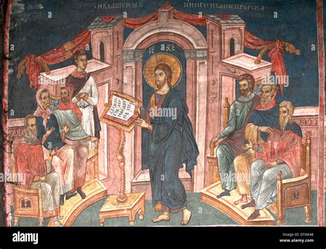 Jesus In Nazareth Synagogue