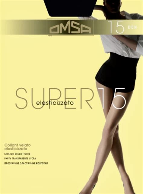 Καλσόν Omsa Super 15D - Μαύρο - Καθημερινή Χρήση | lingerie-shop.gr