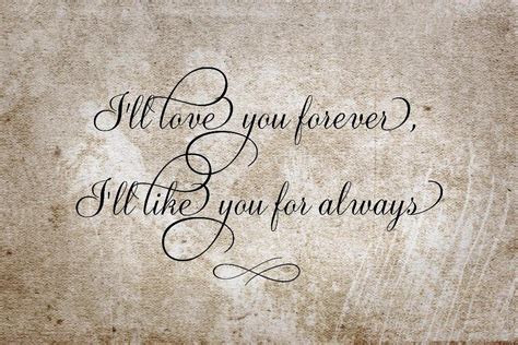 I’ll Love You Forever And Always
