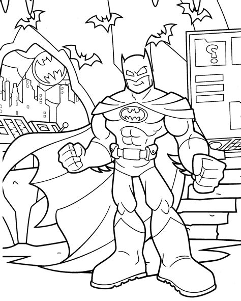 Desenho Para Imprimir Batman - 7