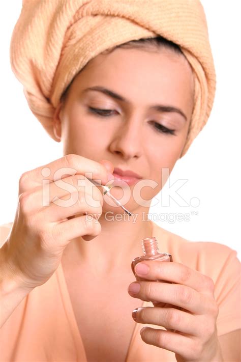 Painting Fingernails Stock Photo | Royalty-Free | FreeImages