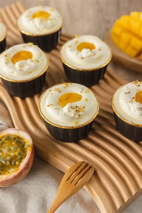 Mango Passionfruit Cupcakes (Vegan, Baby Friendly & Diabetic Friendly ...