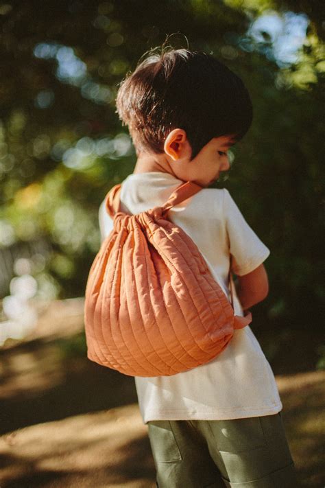 Mini Quilted Drawstring Bag - Our Second Nature