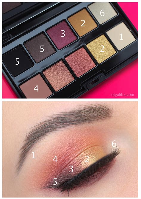 Тени для век PUPA Makeup Stories Hot Flame Eyeshadow Palette