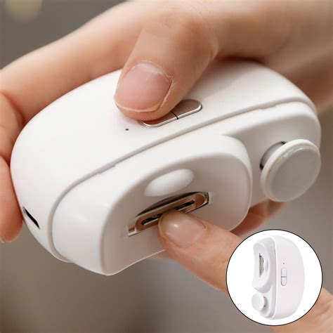 WEFHD Electric Toenail Grinder, Automatic Nail Trimmer 2-in-1 Nail and