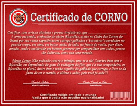 Esposas De Cornos - BLOG DO CORNO: esposas e certificado de corno