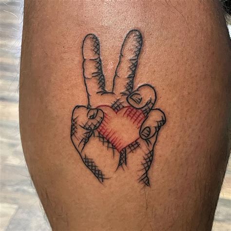 20 Peace Sign Tattoo Designs For All The Pacifists