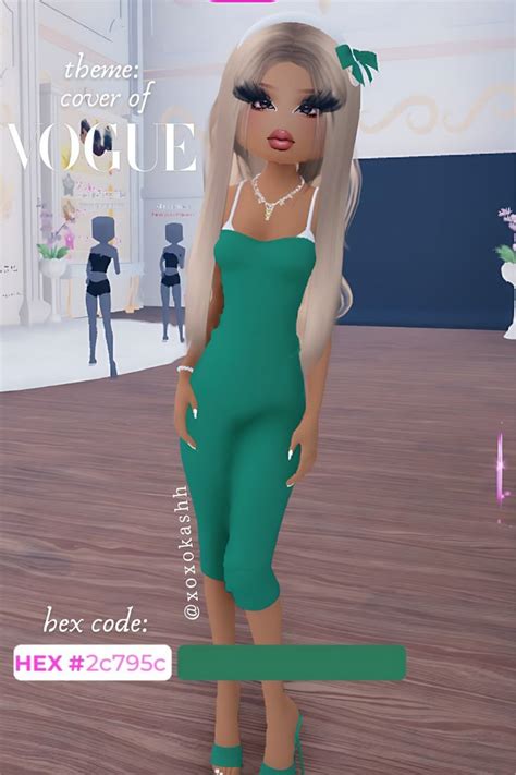 dress to impress outfit idea! / dti theme: cover of vogue ||| + dti hex ...