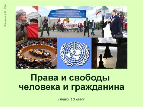 Права и свободы человека и гражданина - презентация онлайн