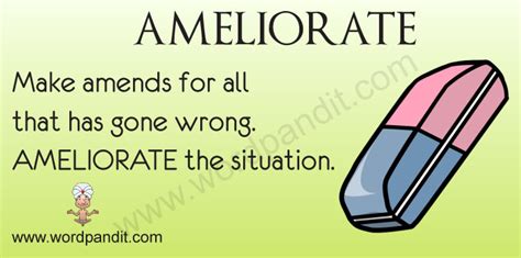 Meaning of Ameliorate