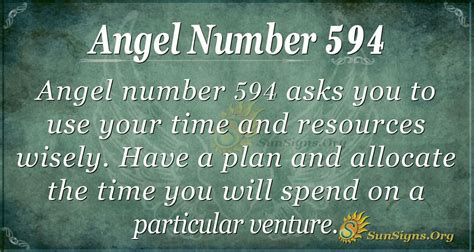 Angel Number 594 Meaning: Time To Plan - SunSigns.Org