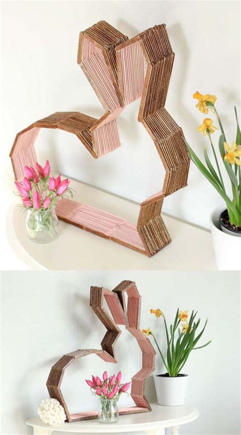 25 Pretty DIY Popsicle Stick For Home Decor | HomeMydesign