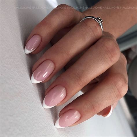Маникюр френч | Nails, Manicure, Almond nails