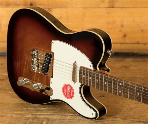 squier classic vibe tele custom tsb peach guitars