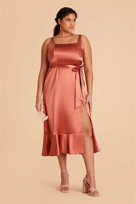 Terracotta Bridesmaid Dresses | Terracotta Dresses | Birdy Grey
