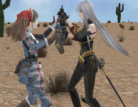 One V one duel in the desert by kattchaner on DeviantArt