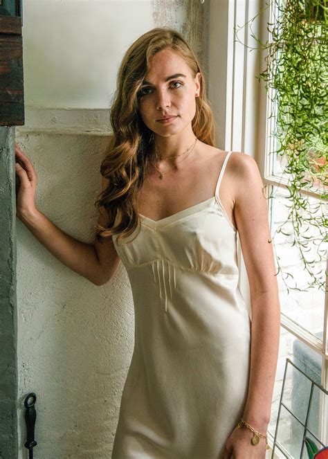 Carole Slip in Ivory Silk – Molly Pepper
