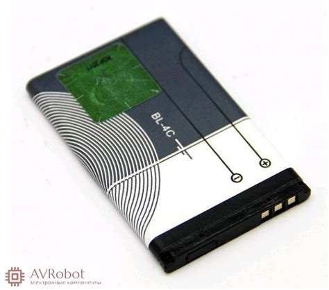 Аккумулятор BL-4C 3.7В 890мА/ч 3.2Wh для телефонов Nokia цена купить ...